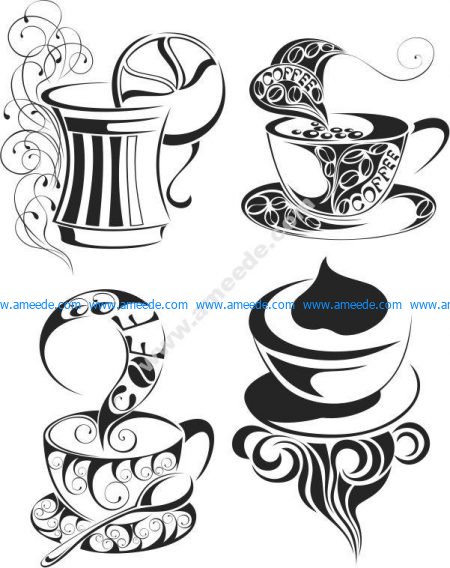 Coffee icon vector