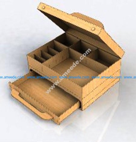 Drawer box vector