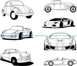 Famous design collection of popular cars