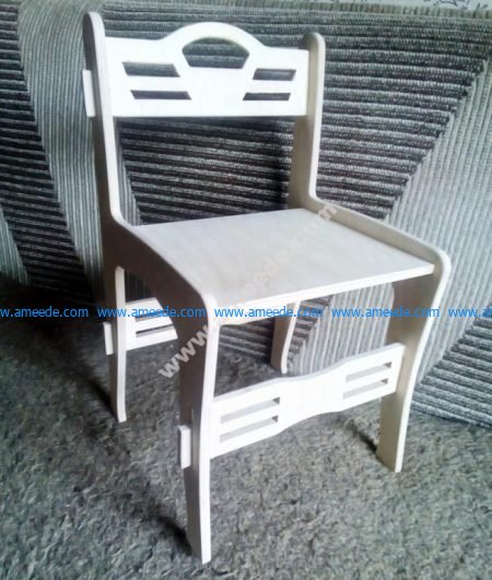 Laser Cut Chair CNC Template
