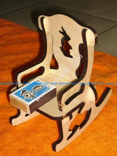 Laser Cut Doll Chair 6mm