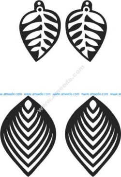 Leaf vector earrings