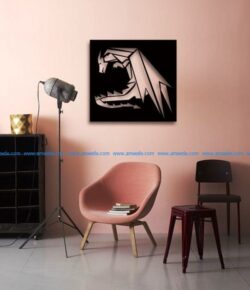 Living room dragon pattern design