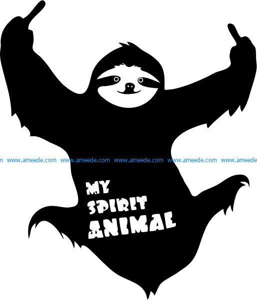 My Spirit Animal T-shirt print image