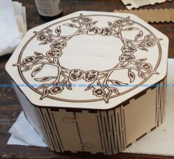Octagon Box For Laser Cutting
