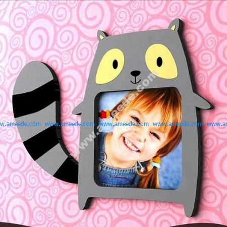 Raccoon Picture Frame