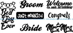 Slogans commonly used in laser engraving