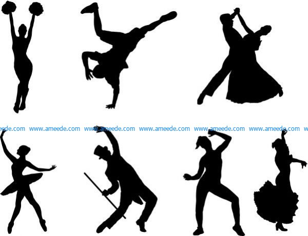 Some of the dances are recorded by drawing