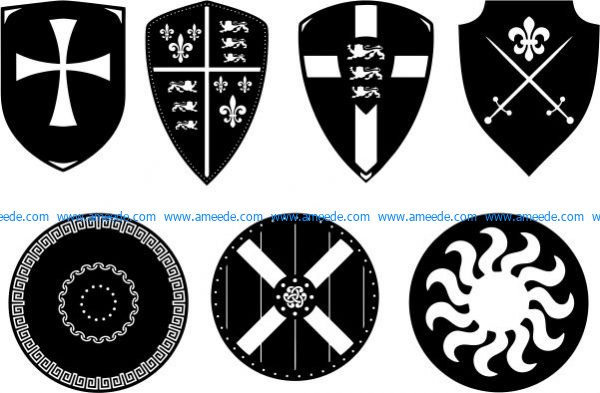 The shield symbolizes the security force