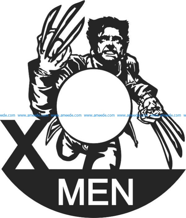 Xmen wall clock