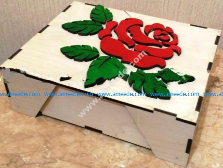 Optional box with a rose