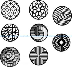 collection of circles with new motifs