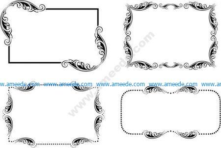 decorative frame work