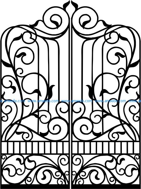 design pattern gate fence gate slender style