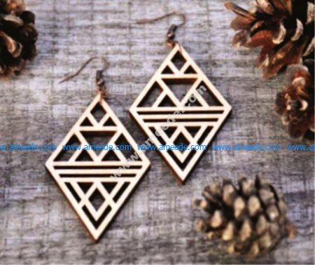 diamond shaped earrings