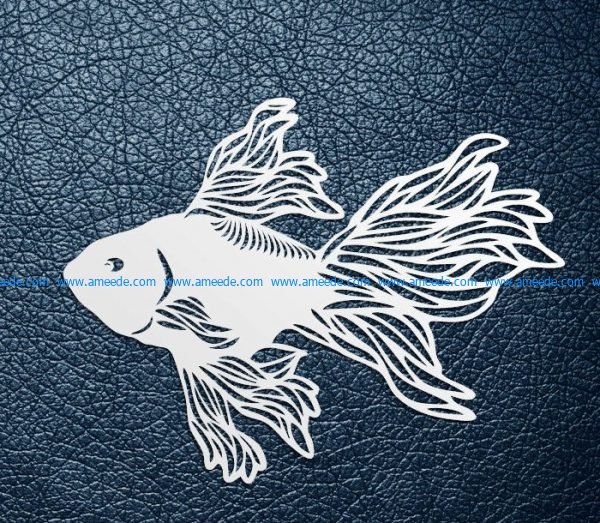 fighting fish pattern design