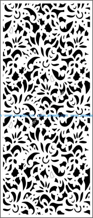 floral panels template