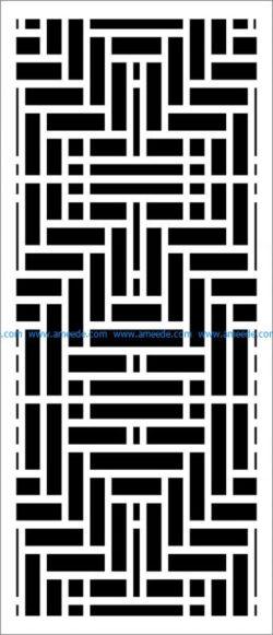 geometric texture baffle