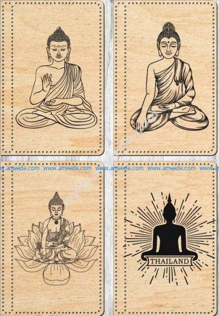 laser cut buddha cover