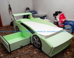 Car shaped bed