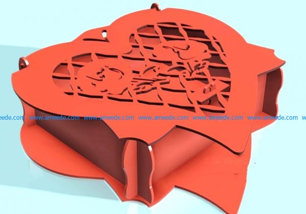 heart box vector