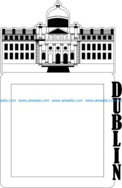 picture frame of Dublin building