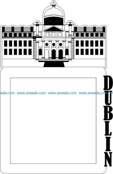 picture frame of Dublin building