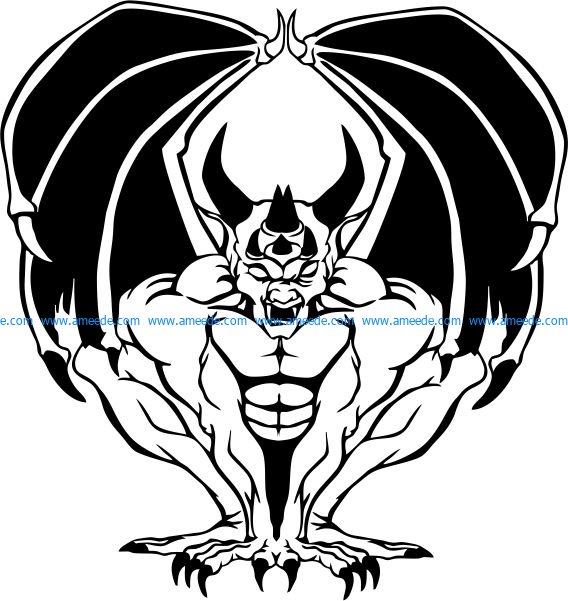 satan demon design drawings