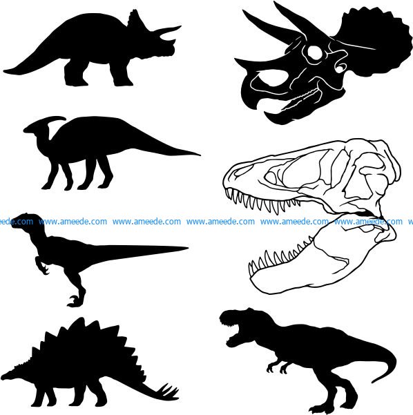some dinosaurs you often see in movies