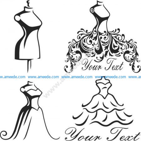 symbol of wedding dress