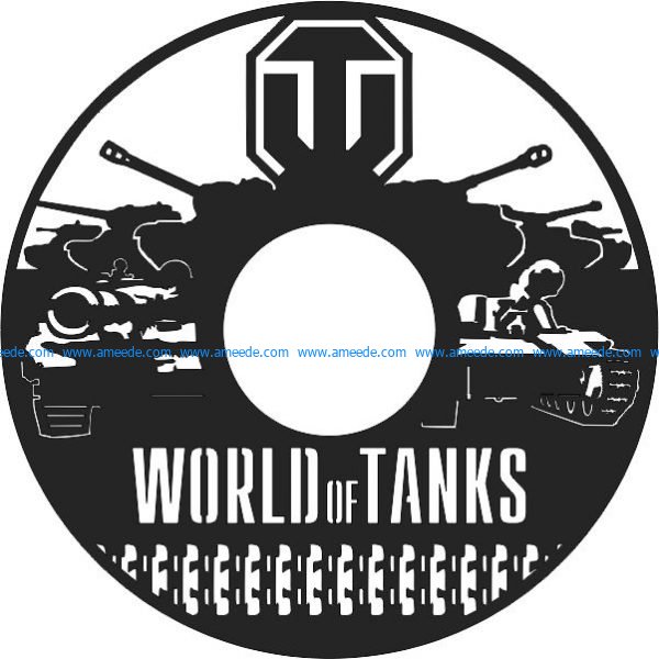 tank wall clock