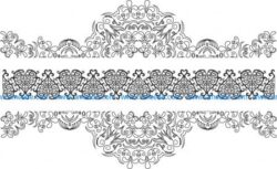 vintage border vector