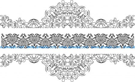 vintage border vector