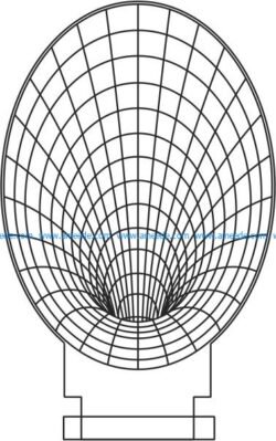 3d sound speakers led light file cdr and dxf free vector download for printers or laser engraving machines