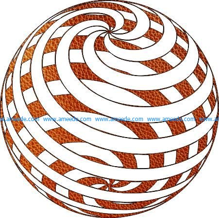 3d sphere image causing illusion file cdr and dxf free vector download for Laser cut plasma