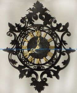 Ancient art wall clock file cdr and dxf free vector download for Laser cut CNC