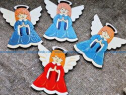 Angel file cdr and dxf free vector download for Laser cut