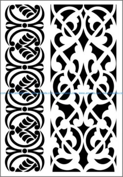 Arabian wood carvings file cdr and dxf free vector download for CNC cut