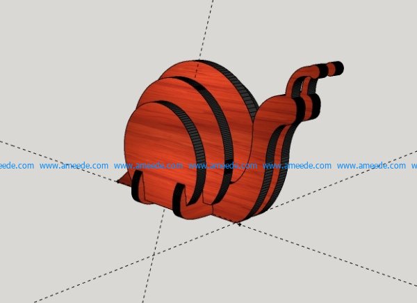 Assemble slug made of wood file cdr and dxf free vector download for Laser cut CNC