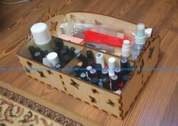 Butterfly Organizer Box file cdr and dxf free vector download for Laser cut CNC