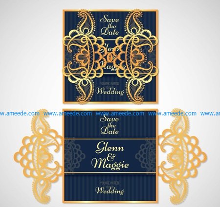 Card Glenn and Maggie file cdr and dxf free vector download for Laser 5 Card Glenn and Maggie file cdr and dxf free vector download for Laser