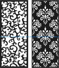 Chinese pattern partition file cdr and dxf free vector download for Laser cut CNC