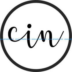 Coasters Cincinnati file cdr and dxf free vector download for printers or laser engraving machines