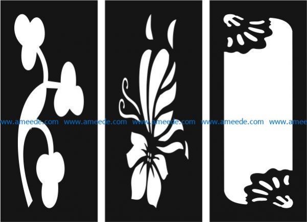 Creative baffle pattern file cdr and dxf free vector download for Laser cut CNC