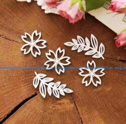 Decoration Flowers file cdr and dxf free vector download for Laser cut plasma