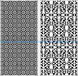 Decorative baffles unique pattern file cdr and dxf free vector download for Laser cut CNC