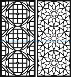 Decorative circular baffle  file cdr and dxf free vector download for Laser cut CNC