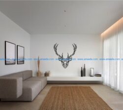 Deer file cdr and dxf free vector download for Laser cut plasma
