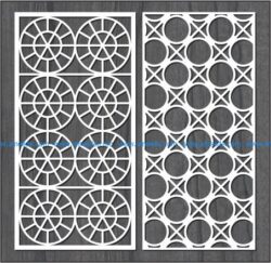 Design interwoven circle bulkhead file cdr and dxf free vector download for Laser cut CNC