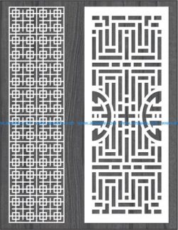 Design of striped diaphragm bulkhead file cdr and dxf free vector download for Laser cut CNC